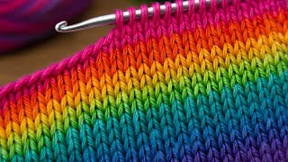 How to Tunisian Crochet Knit Stitch