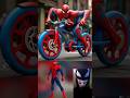 Superheros bicycle #shorts #avengers #spiderman #marvel