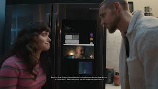Video 0 of Product Samsung Side-by-Side Refrigerator w/ Family Hub