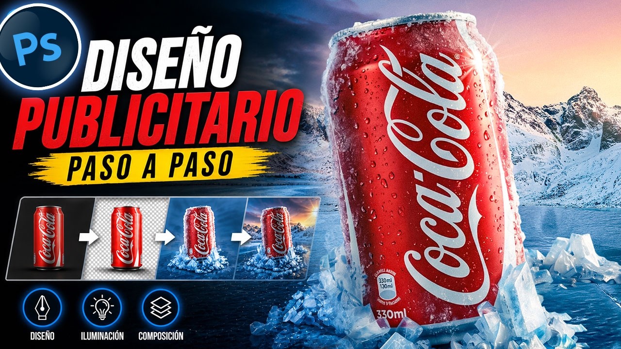 🤯 Cómo Hacer un Diseño Publicitario IMPACTANTE en Photoshop