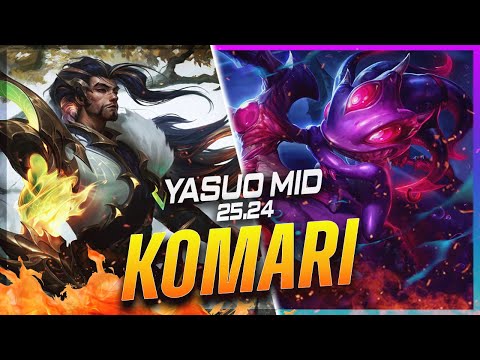 Komari - Yasuo vs Fizz MID Patch 25.24 - Challenger Yasuo Gameplay