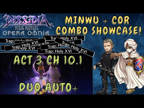 DFFOO GL, Act 3 Ch 10.1 Imposed Destiny, Cor and Minwu is SO Broken together. Auto+ Showcase!