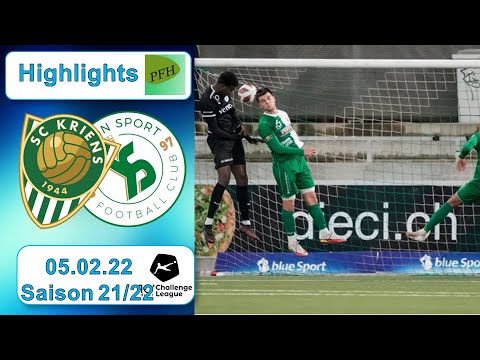 SC Kriens vs Yverdon - Sport FC (05.02.22)