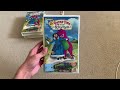 Barney S Rhyme Time Rhythm 2000 VHS 4 Copies