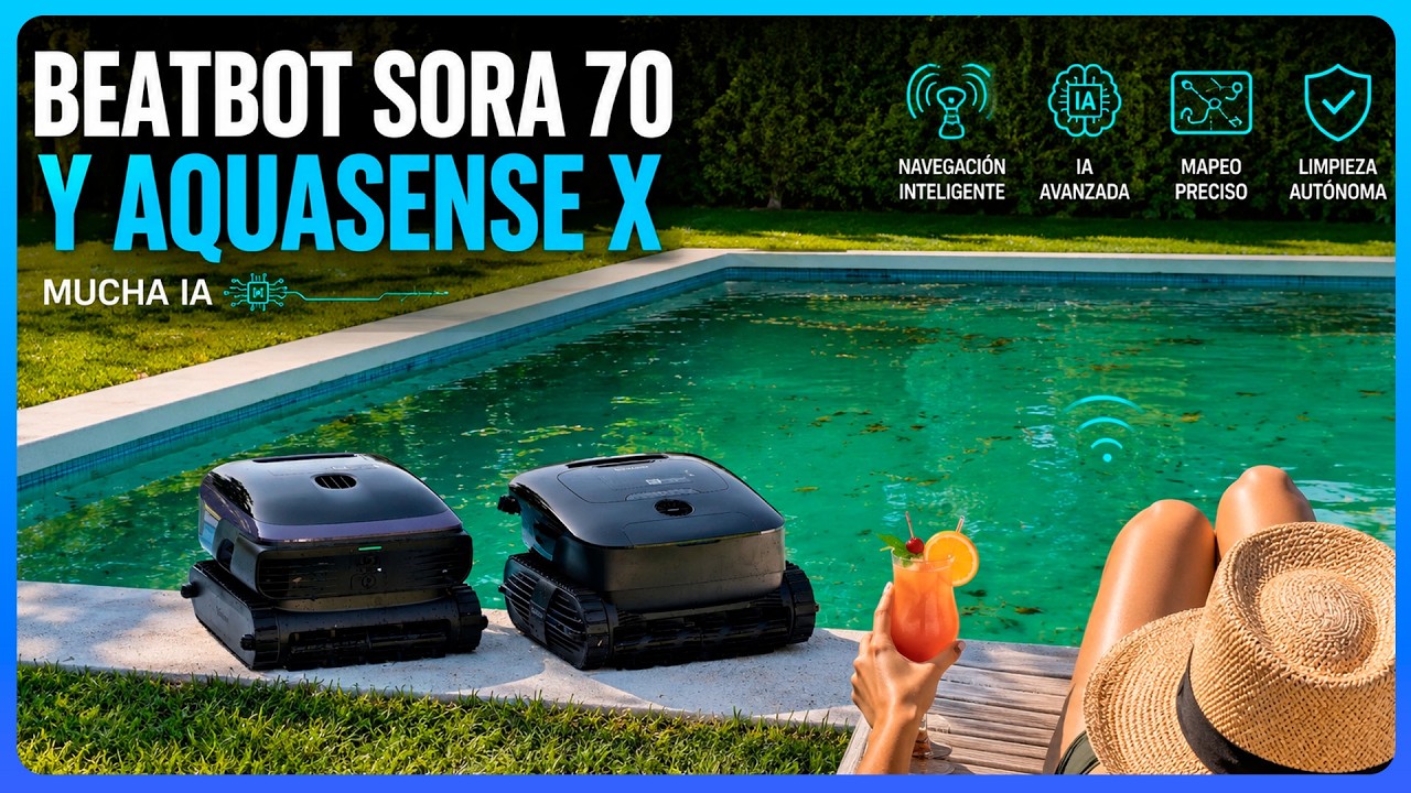 ¿El robot de piscina definitivo? Probamos la IA del Beatbot AquaSense X y Sora 70