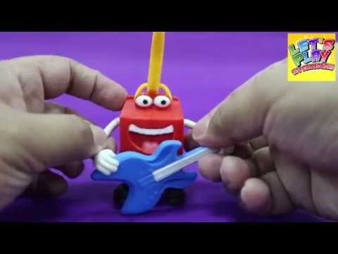 2015 McDonald's Happy Meal Happy Mascot in Costume Action Figures