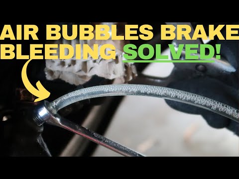 How To Fix Air Bubbles In Brake Bleeding, SUPER EASY FIX.
