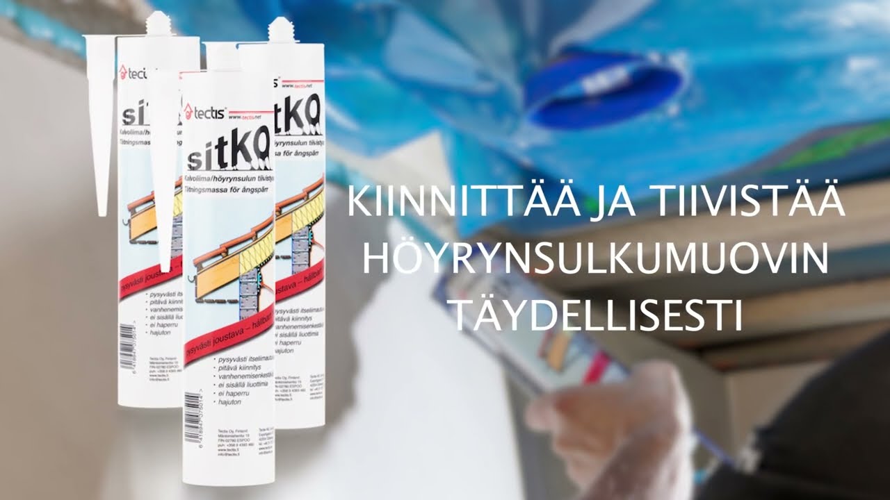  Tiivistysmassa höyrynsulkumuoville 