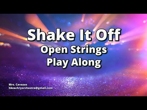 Shake It Off Open Strings Play Along