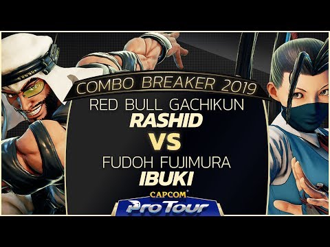 Red Bull Gachikun (Rashid) vs Fudoh Fujimura (Ibuki) - Combo Breaker 2019 Top 96 - CPT 2019