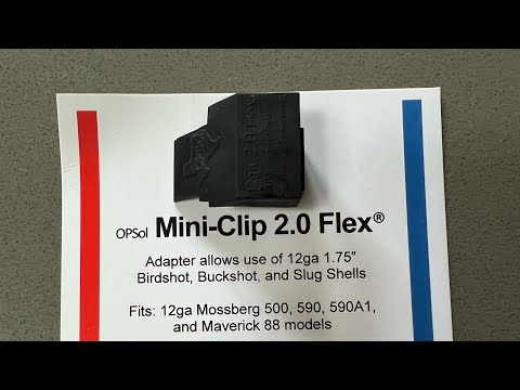 Opsol mini clip 2.0.  For shooting short shot shells through the Mossberg 500 series.