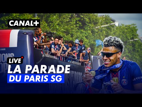 La parade du PSG sur le Champ-de-Mars