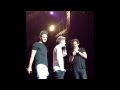 Liam, Zayn, Louis and Harry look at the camera ...