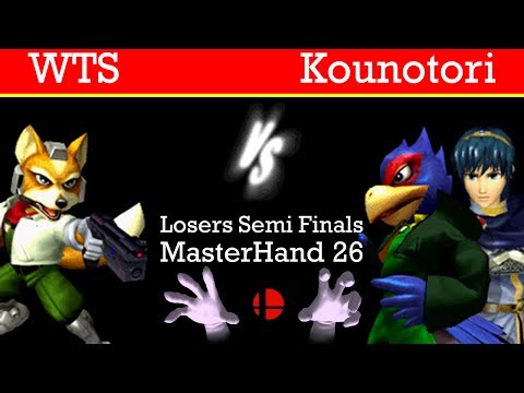 MasterHand 26 LSF - WTS(Fox) vs. Kounotori(Falco,Marth)