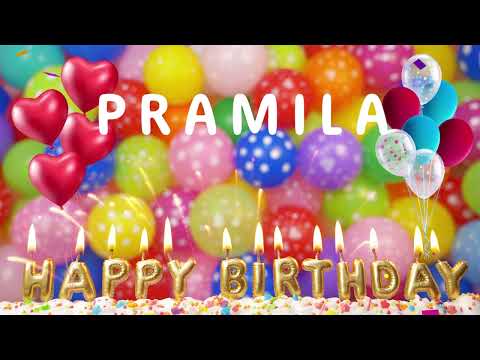 Happy Birthday Pramila - Happy Birthday To You Song!