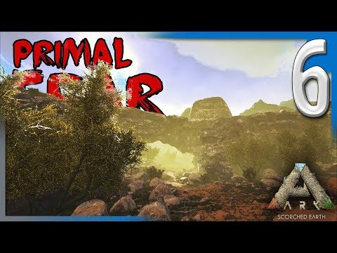 FINDING OUR HOME & ORIGIN RAPTOR! | ARK: Pooping Evolved Scorched Earth Primal Fear Modded E6
