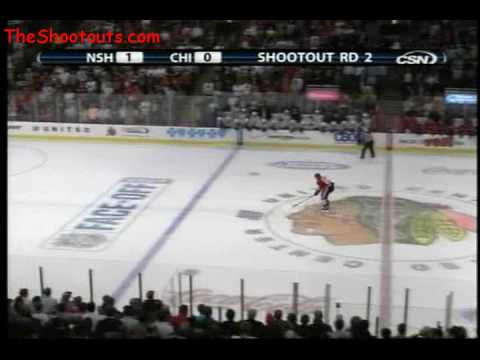 Nashville Predators (3) @ Chicago Blackhawks (2) Shootout October 13, 2008