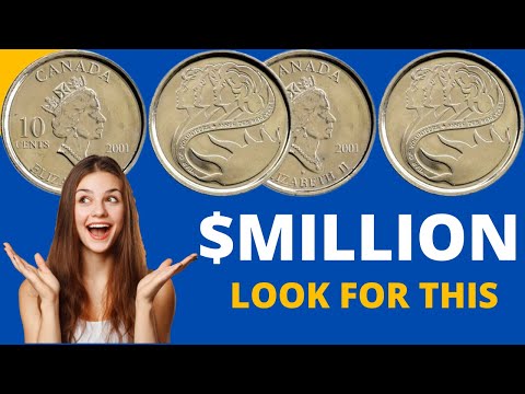 Can Your Elizabeth Canada 10 Cent 2001 Coin Make You a Millionaire? - Elizabeth Coins Worth Money
