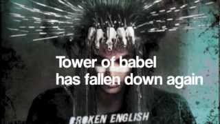 Adam Lambert - Broken English (lyrics)