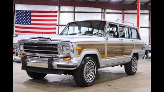 Video Thumbnail for 1988 Jeep Grand Wagoneer