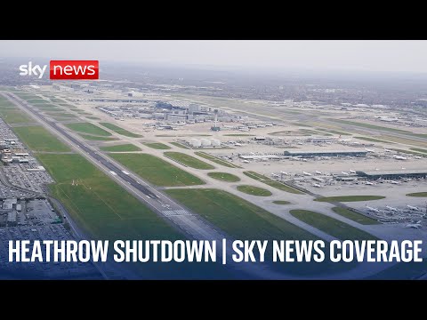 Heathrow Airport shutdown after power outage - Sky News coverage