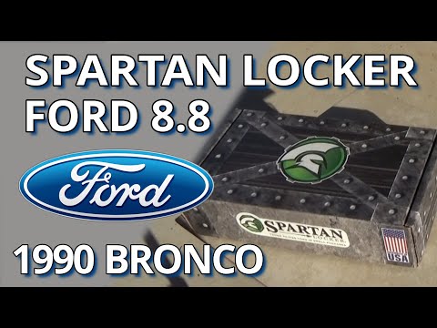Spartan Locker FORD 8.8 Rear Differential | 1990 Ford Bronco 4x4 Project! Lunchbox Locker! OBS Build