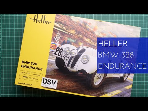 BMW 328 Roadster - échelle 1/24 - HELLER 80701