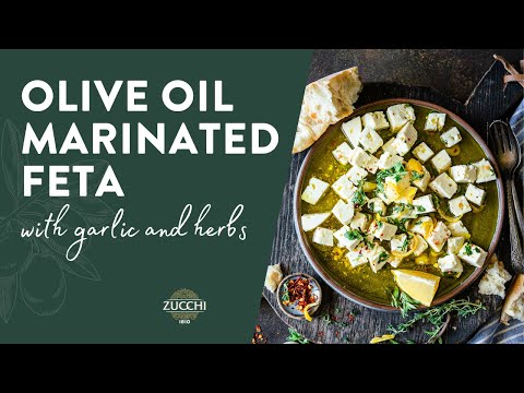 Garlic, Herb and Olive Oil Marinated Feta