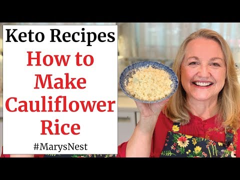 How to Make Cauliflower Rice - KETO Recipe