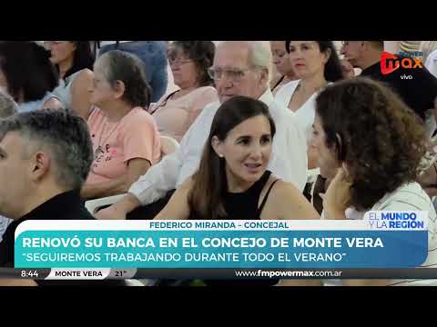 Acto de Asunción de Autoridades del Concejo de Monte Vera | Cian, Darío Juan, Miranda y Sonzogni