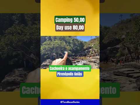 Acampamento e dayuse no sombra da mata em Pirenópolis Goiás #pirenopolis #goiás