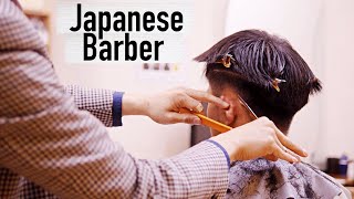 🗾 ASMR | Scissor Cut | Japanese Handsome Barber | Men's Hair Short Cut | Little Talking 🗾