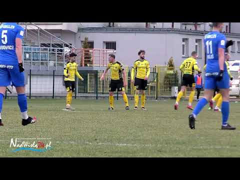 04.03.2023 BRAMKI: Siarka Tarnobrzeg - Hutnik Kraków 1:1 (0:1), 21. kolejka, II liga