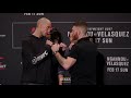 UFC Phoenix: James Vick vs. Paul Felder Media Day Staredown - MMA Fighting