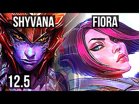 SHYVANA vs FIORA (TOP) | Rank 1 Shyvana, 7/4/15, 300+ games | KR Grandmaster | 12.5