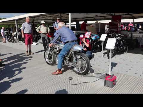 1959 1000 CC Nero vincent Special Start up , Rev, Idle Goodwood Festival of Speed 2019