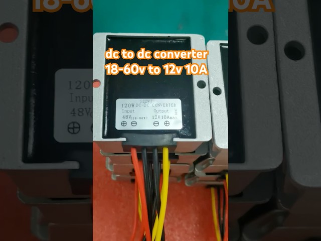 Vídeo relacionado con DewinLVD Regulador de tensión 12 V, AC 10-28 V a DC 12 V 3 A 36 W Convertidor de potencia Buck, entrada 10-28 V CA, salida 12 V CC, módulo impermeable del convertidor Buck 10-28 VAC
