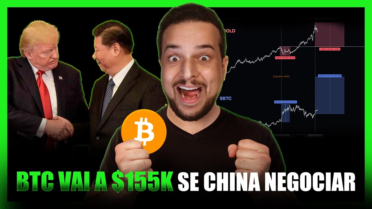 FIM DO TARIFAÇO E A MIGRAÇÃO DO OURO PRO BITCOIN 🚀