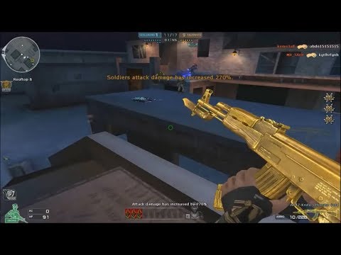 Crossfire North America 2.0 : AK47 Knife - Ultimate Gold - Zombie V4