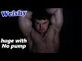 huge bodybuilder night time flex NO PUMP