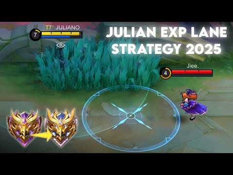 JULIAN EXP LANE STRATEGY 2025 – UNLI SUSTAIN AND BURST COMBO! - Mobile Legends
