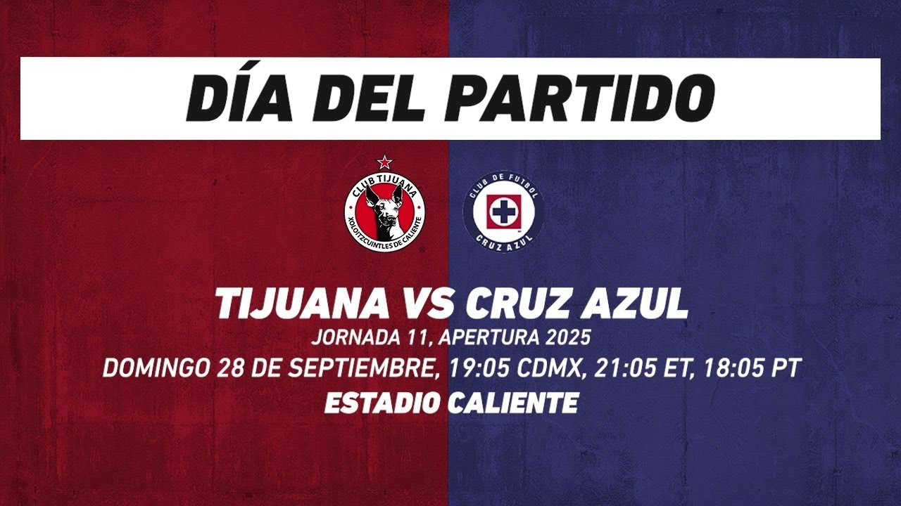 Tijuana vs Cruz Azul, frente a frente: Liga MX