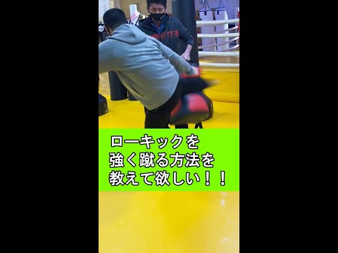 【神解説】ローキックの打ち方#Shorts
