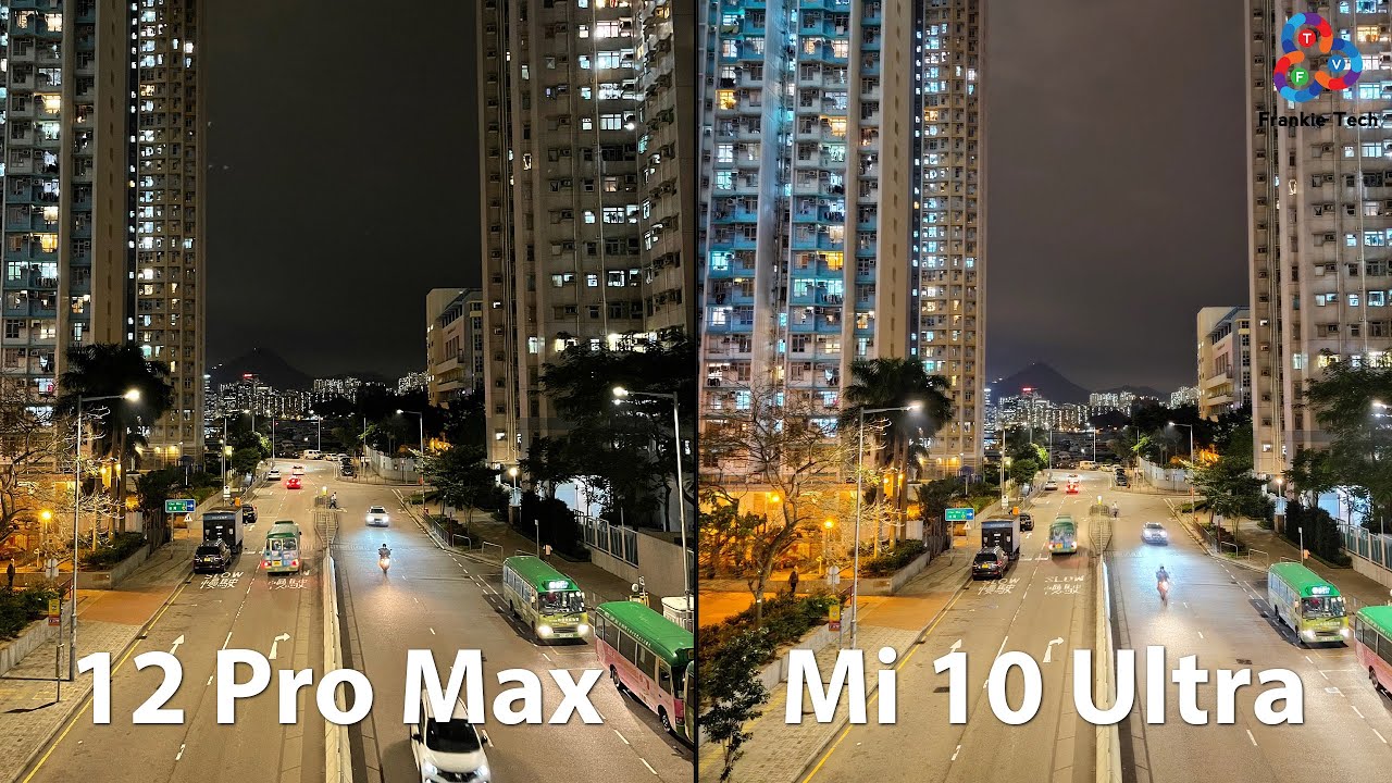 iPhone 12 Pro Max vs Mi 10 Ultra NIGHT CAMERA TEST.