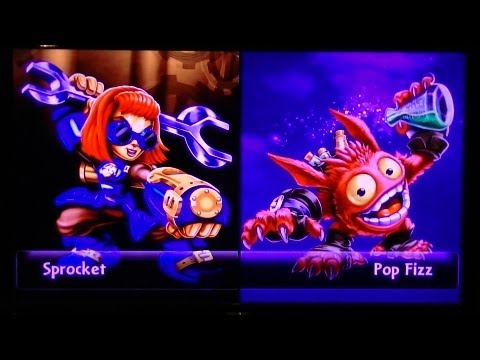 SKYLANDERS GIANTS SPROCKET VS PUNCH POP FIZZ