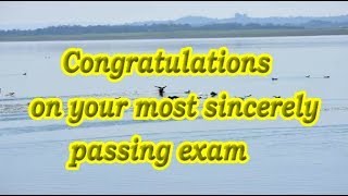 Congratulations for Passing Exams and Tests |  Best Wishes for Students | Messages, wishes
