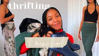 COME THRIFT WITH ME! + MINI HAUL | thrift vlog