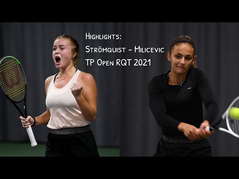 Highlights: Tilde Strömquist - Klara Milicevic, TP Open Februari 2021