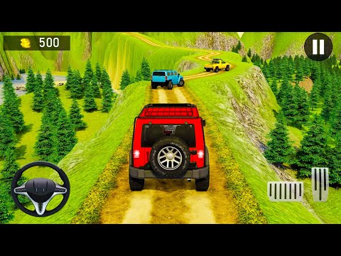 Hill Climb Jeep Hammer Mountain Driving - Offroad SUV Car Drive Simulator - Android Game Play KJBH5