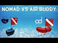 BLU3 NOMAD VS AIRBUDDY - Hookah Diving & Metal Detecting